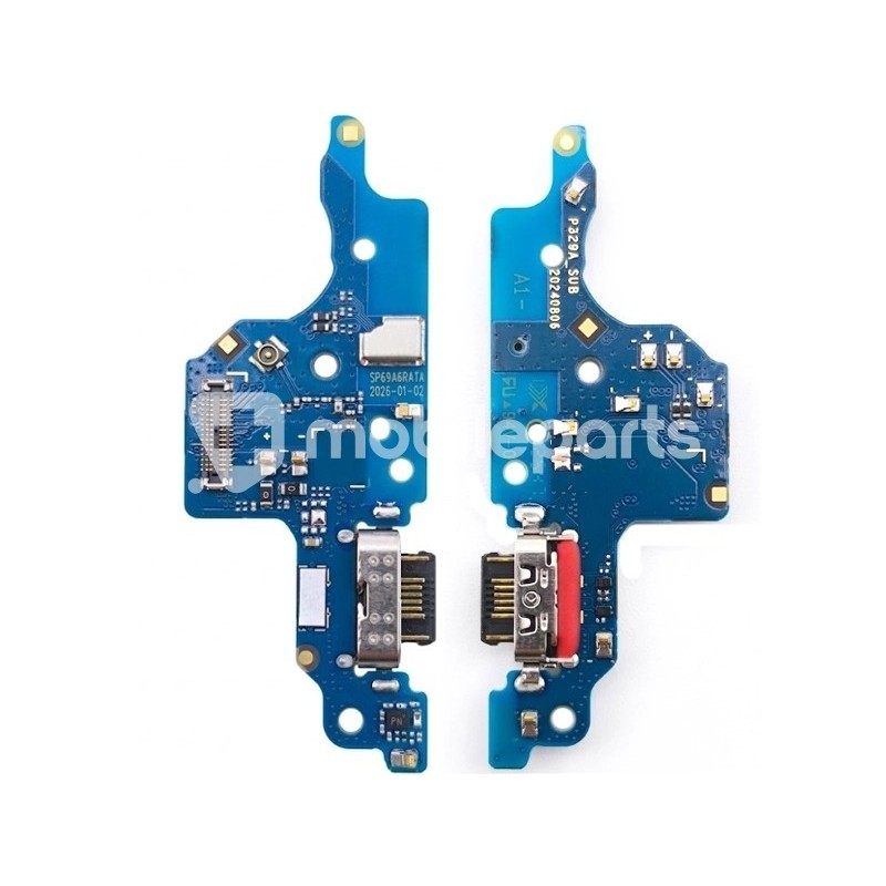 Charging Connector + Board Moto G17 - G17 Power (Ori)