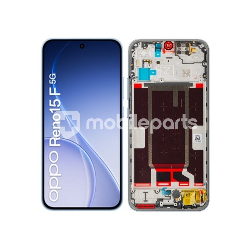 Display Touch + Frame Aurora Blue OPPO Reno15 F (Ori)