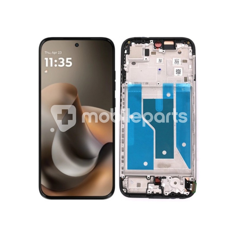 Display Touch + Frame  Pantone Black Moto G77 - G67 (Ori)