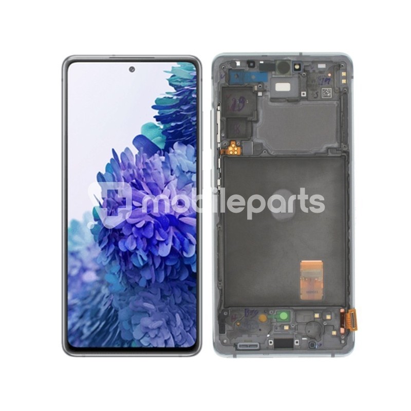 Display Touch + Frame Cloud White Samsung SM-G780 - G781 (B-G) S20 FE (Pulled)
