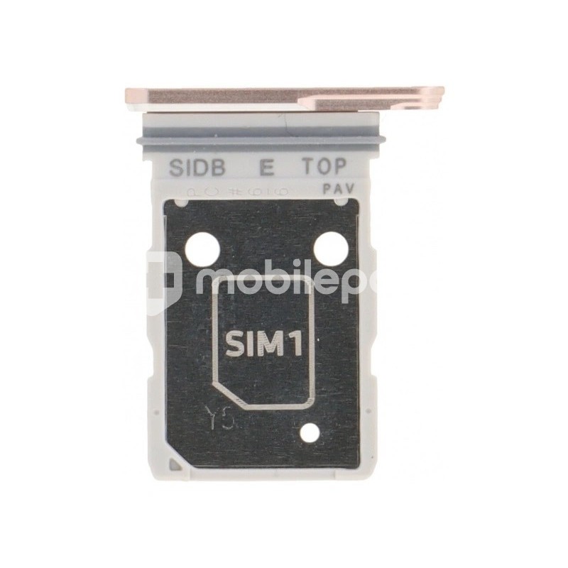 Dual SIM Card Tray Pink-Gold Samsung SM-942 S26
