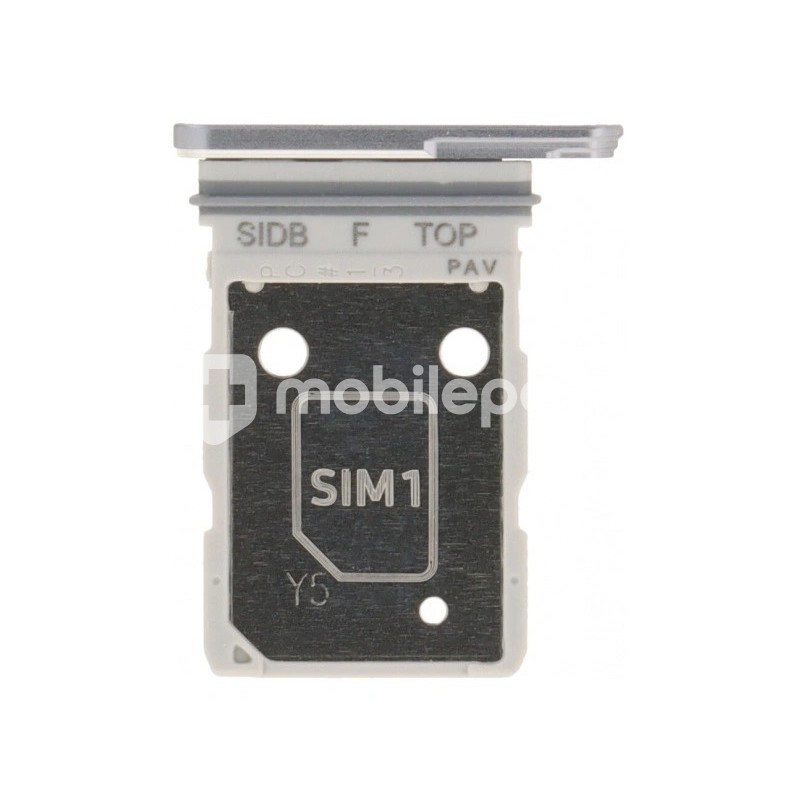 Dual SIM Card Tray Silver Shadow Samsung SM-942 S26