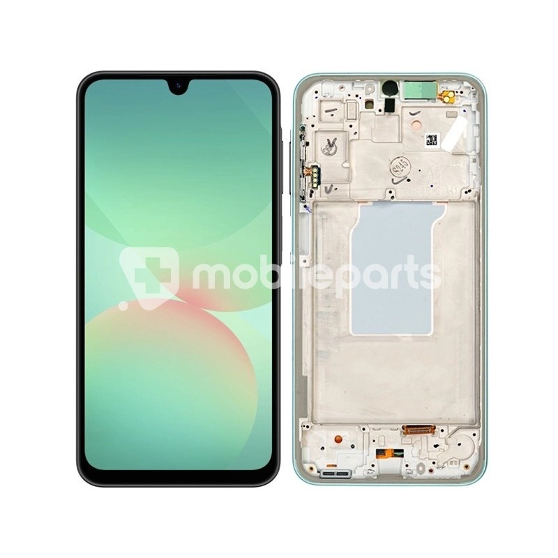 Display Touch + Frame Lime Green Samsung SM-A266 A26 5G (Ori)