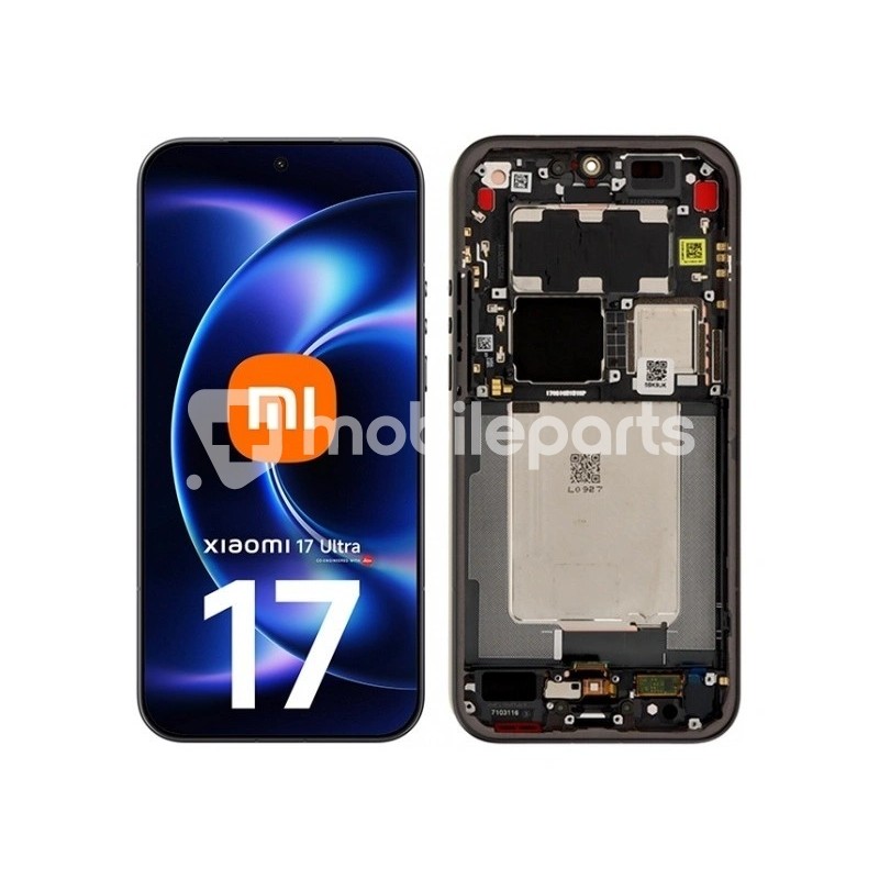LCD Touch Screen + Frame Black Xiaomi 17 Ultra (PULLED)