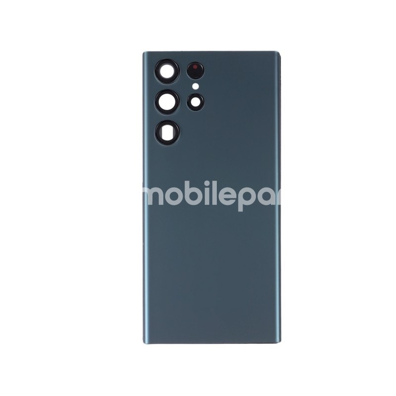 Rear Cover Green + Camera Lens Samsung SM-S908 S22 Ultra No Logo
