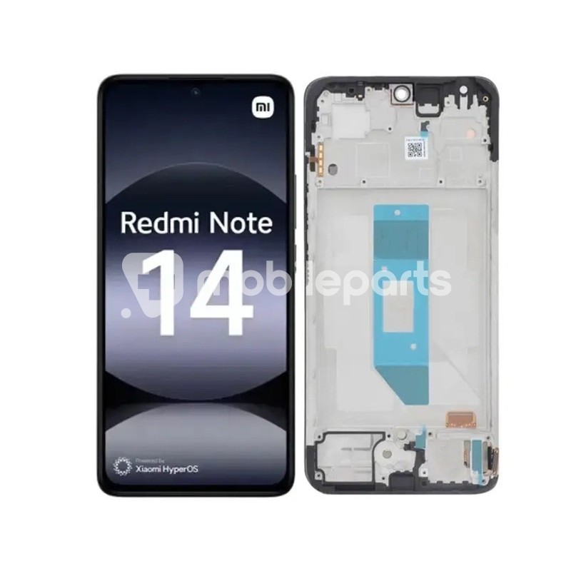 Touch Screen + Frame Black Xiaomi Redmi Note 14 4G (Ori Eu Version)