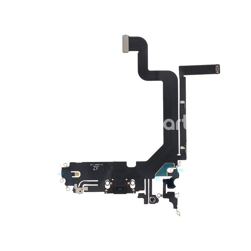 Charging Connector Purple Flex Cable iPhone 14 Pro Max (A)