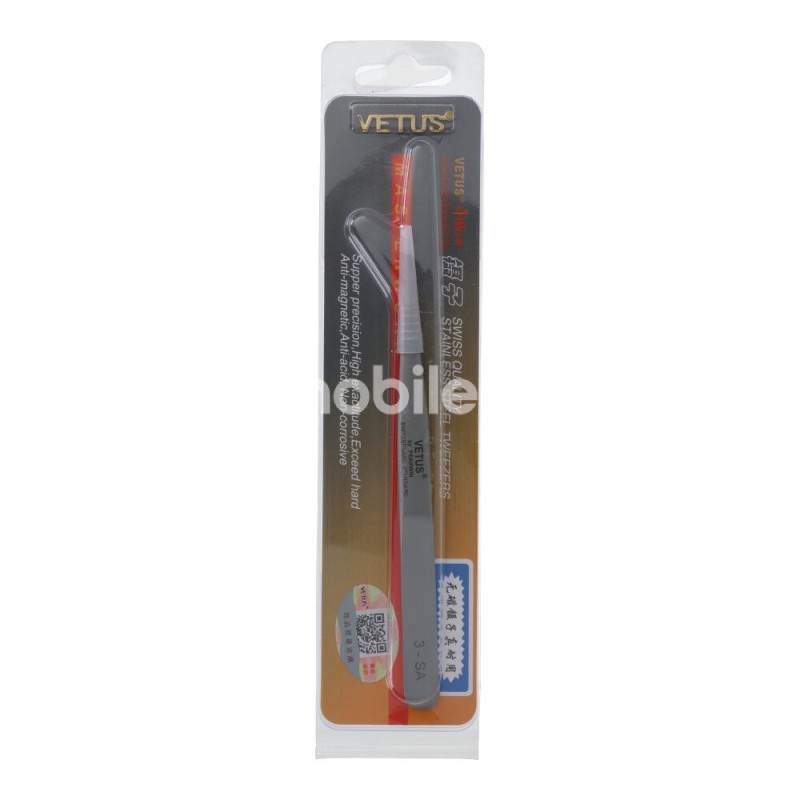VETUS 3-SA Straight Head Hyperfine High-Precision Non-Magnetic Tweezers