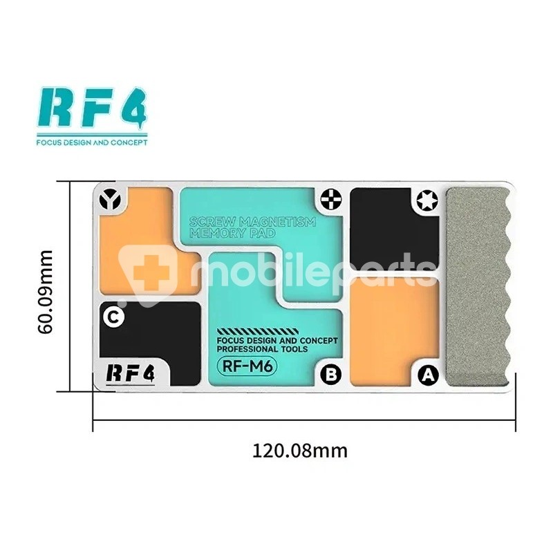RF4 RF M6 Magnetic Screws Organizer with Sharpening Stone