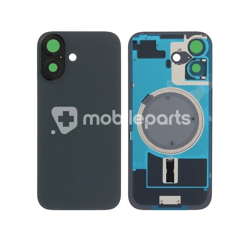 Rear Cover Black + Holder + Magnetism Ring iPhone 17 No Logo