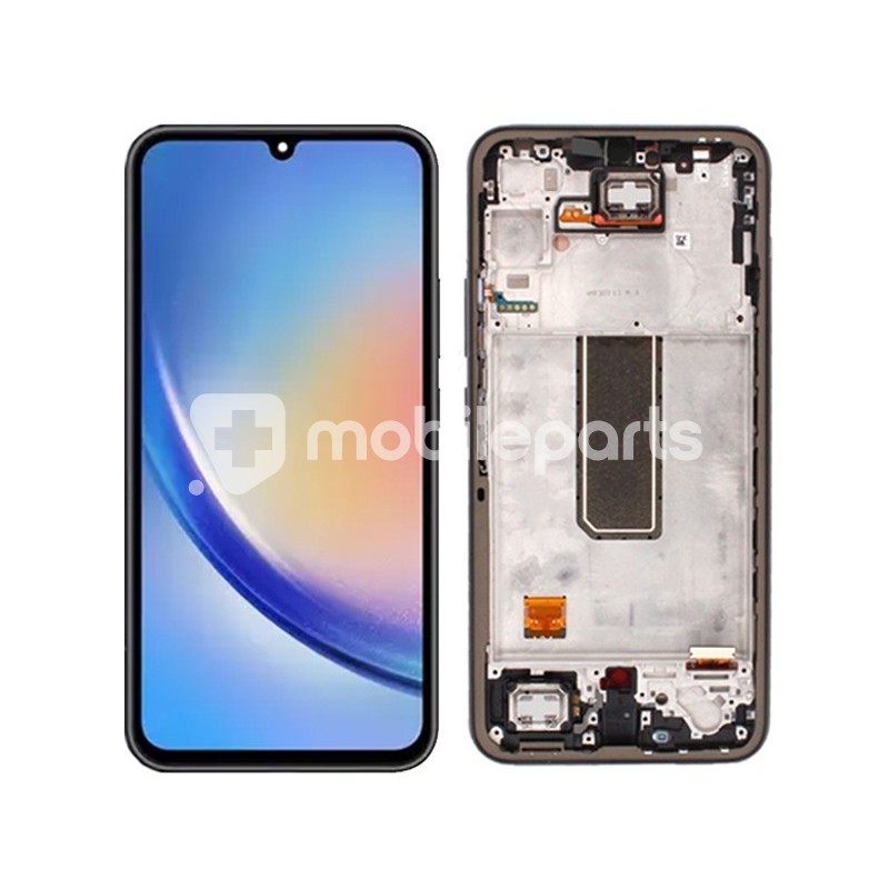 Display Touch + Frame Black Samsung SM-A346 A34 5G (Assembled)