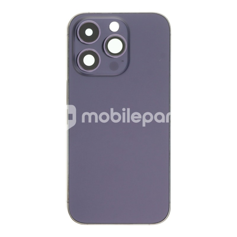 Back Cover + Middle Frame Purple + Side Buttons iPhone 14 Pro