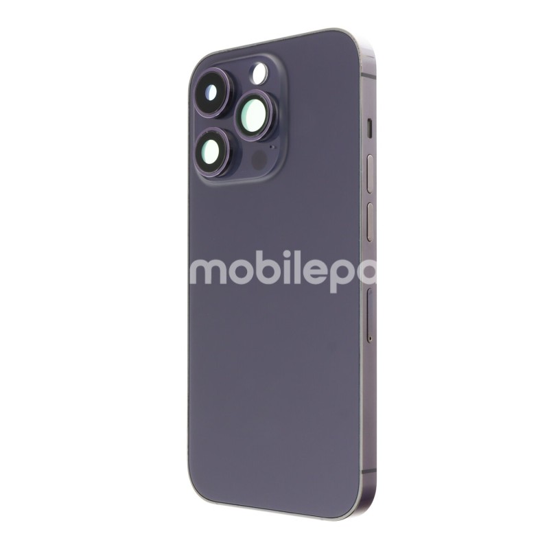 Back Cover + Middle Frame Purple + Side Buttons iPhone 14 Pro
