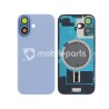 Rear Cover Mist Blue + Holder + Magnetism Ring iPhone 17 No Logo