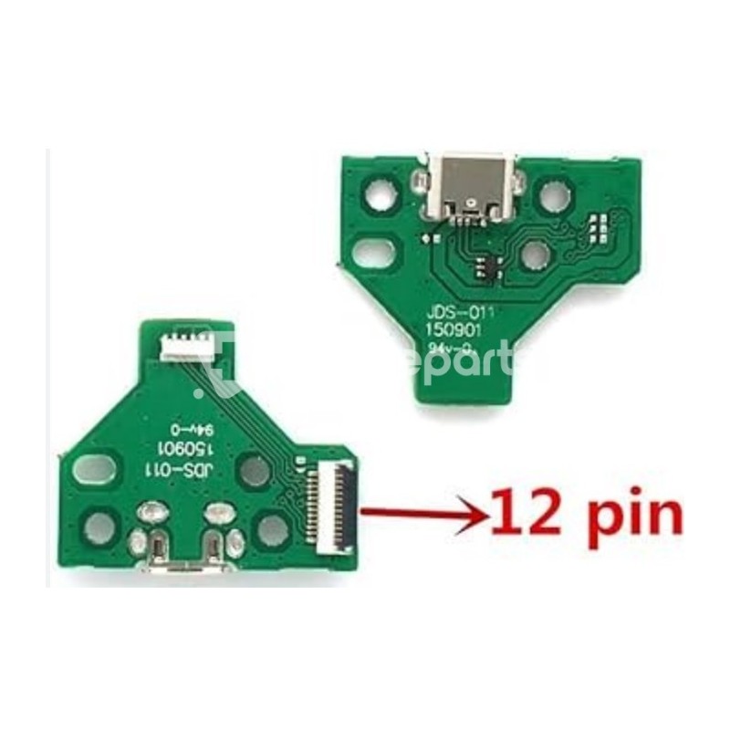JDS-011 USB charging Board PS4 Controller (12 Pin)