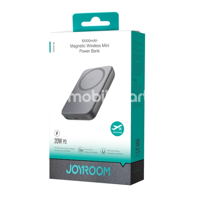 Joyroom JR-W020 20W Magnetic Wireless Power Bank 10000mAh-Black