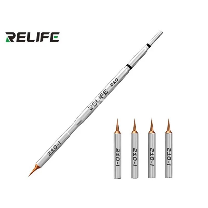 Relife 210 Set of Tips Replacement for Soldering Iron (T210 Handpiece)