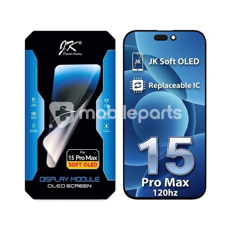 LCD iPhone 15 Pro Max Soft OLED JK (Replaceable IC)