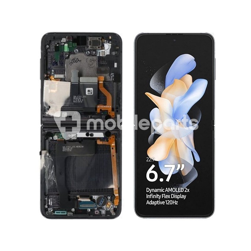 Display Touch Graphite + Frame Samsung SM-F721 Flip4 (Pulled)