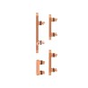 Kit External Buttons Cosmic Orange iPhone 17 Pro - 17 Pro Max (4 Pcs)
