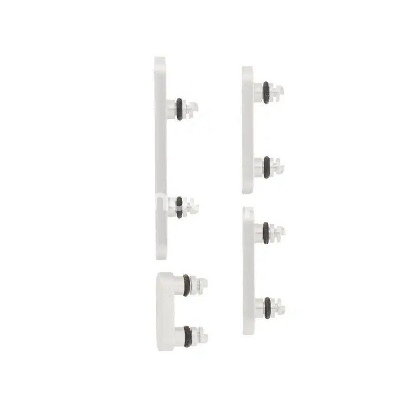 Kit External Keys Silver iPhone 17 Pro - 17 Pro Max (4 Pcs)
