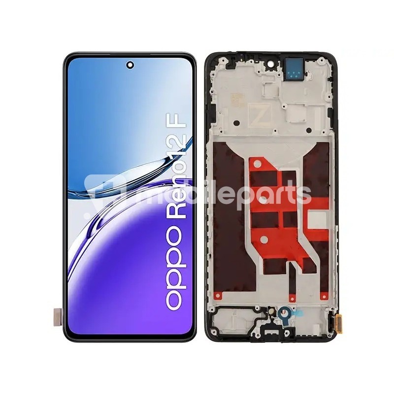 Display Touch + Frame Black OPPO Reno12 F 4G (PULLED)