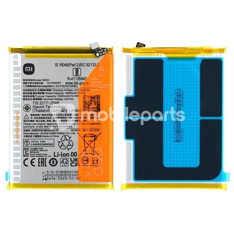 Battery BN5H 5000mAh Xiaomi Poco M4 5G - Poco M5 - Redmi 10 5G (Ori)