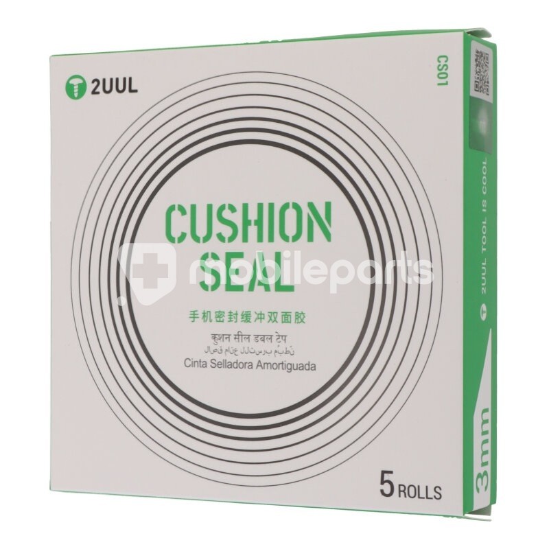 2UUL Cushion Seal Tape 3mm for Screen Frame/ Back cover 5pcs/Box