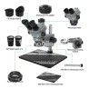 Relife M5T Pro Trinocular Microscope (7X-50X magnification)