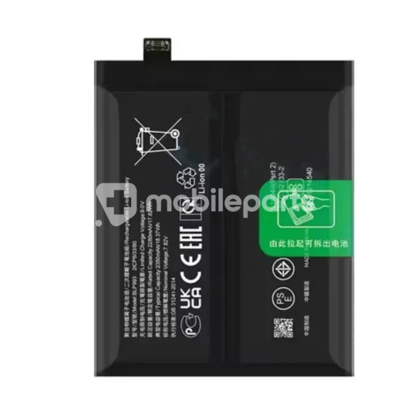 Battery BLP993 2350mAh OnePlus 10 Pro+ 5G No Logo