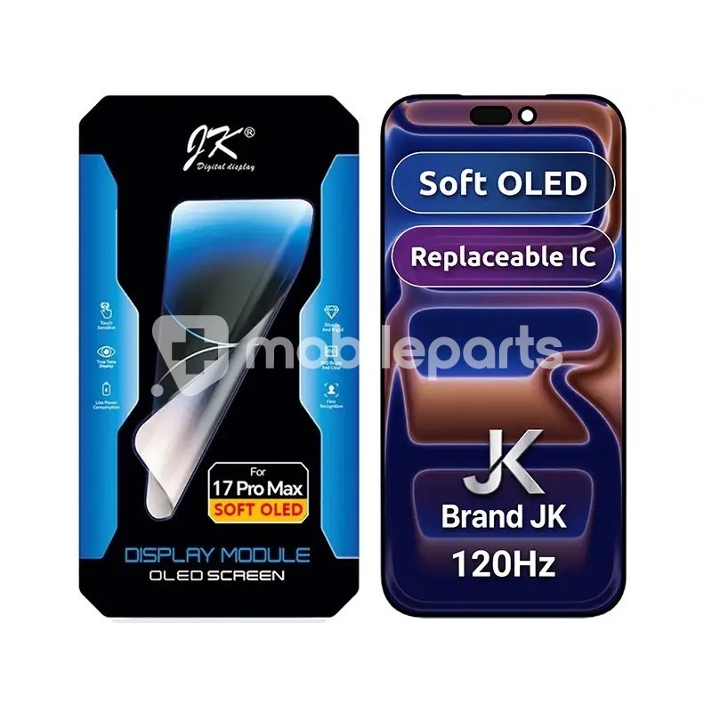 Display iPhone 17 Pro Max Soft OLED JK (Replaceable IC)