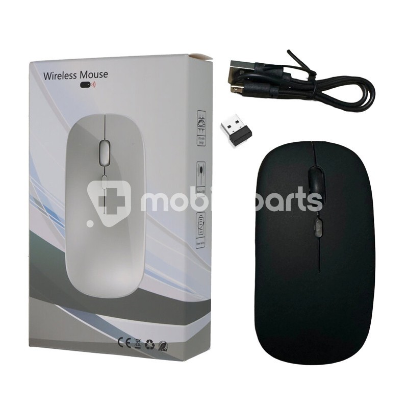 Rechargeable Bluetooth Wireless Mouse with RGB Light Black