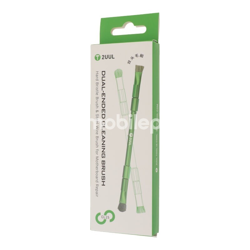 2UUL CL15 Hard Brush + Steel Wire Brush Dual-Ended Cleaning Brush