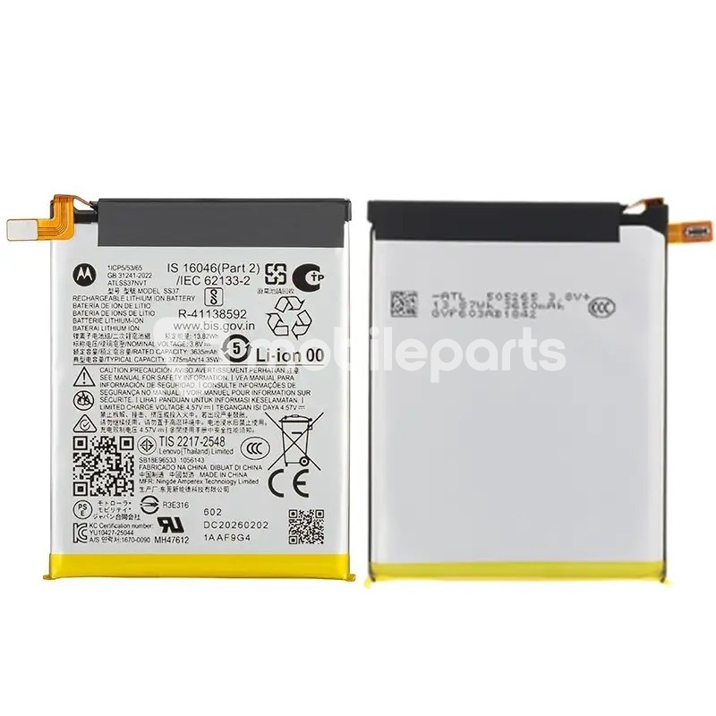 Battery SS37 3775 mAh Moto Razr Ultra 2026 - Razr 70 Ultra (Ori)