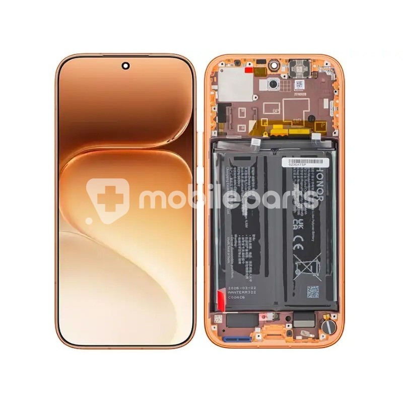 LCD + Battery + Frame Orange Honor 600 (Ori)