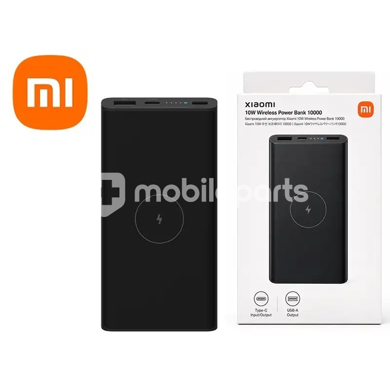 XIAOMI POWER BANK 10W 10000 WIRELESS BLACK BHR5460GL