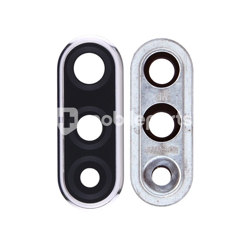 Rear Camera Lens 24MP + Frame Silver Huawei P30 Lite