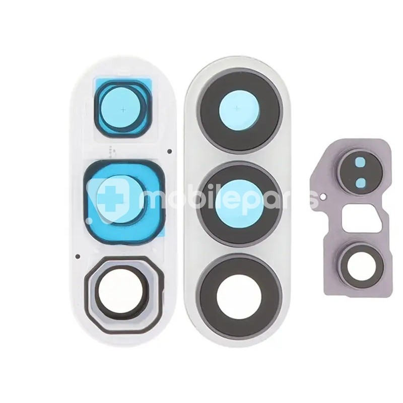 Rear Camera Lens + Frame White Samsung SM-S948 S26 Ultra