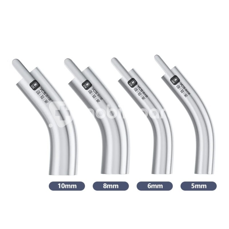YCS Curved Hot Air Gun Nozzle (5mm/6mm/8mm/10mm) 4 pcs