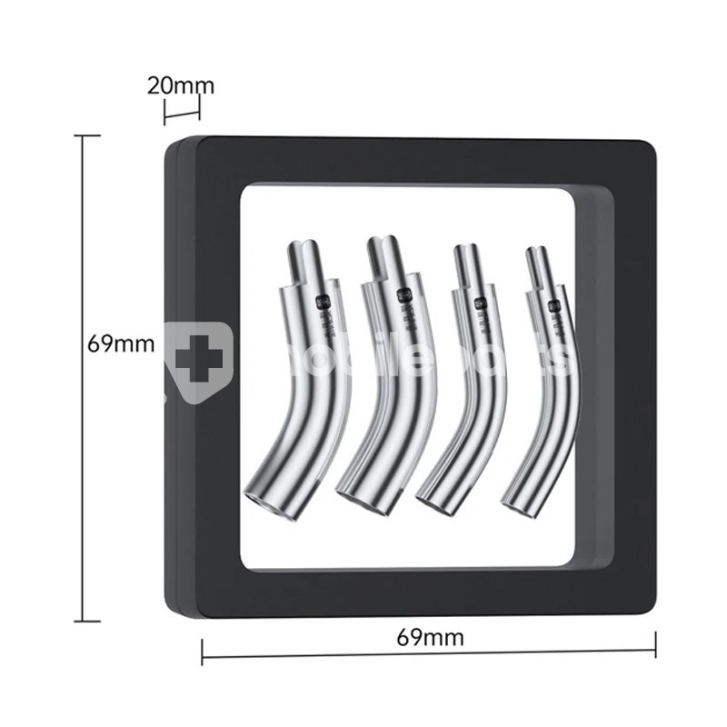 YCS Curved Hot Air Gun Nozzle (5mm/6mm/8mm/10mm) 4 pcs