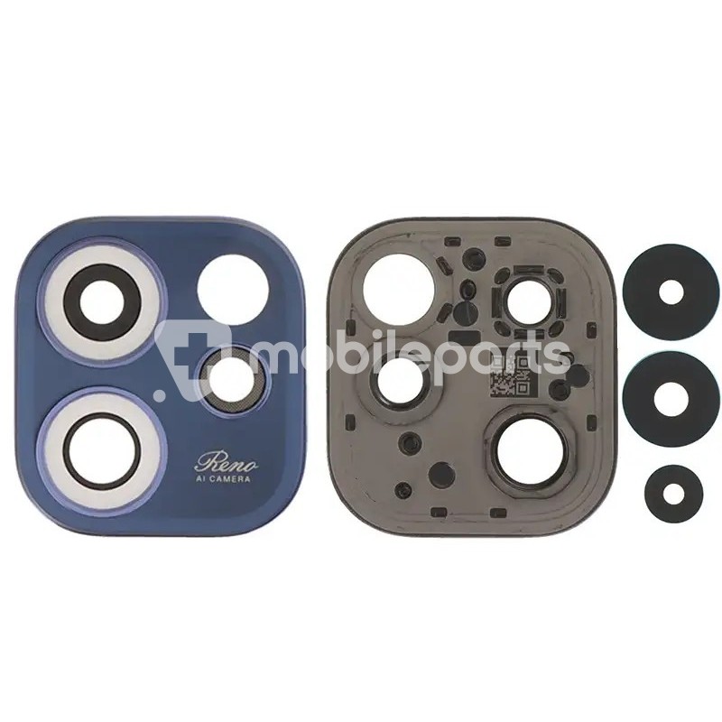 Rear Camera Lens + Frame Navy Blue OPPO Reno 15F