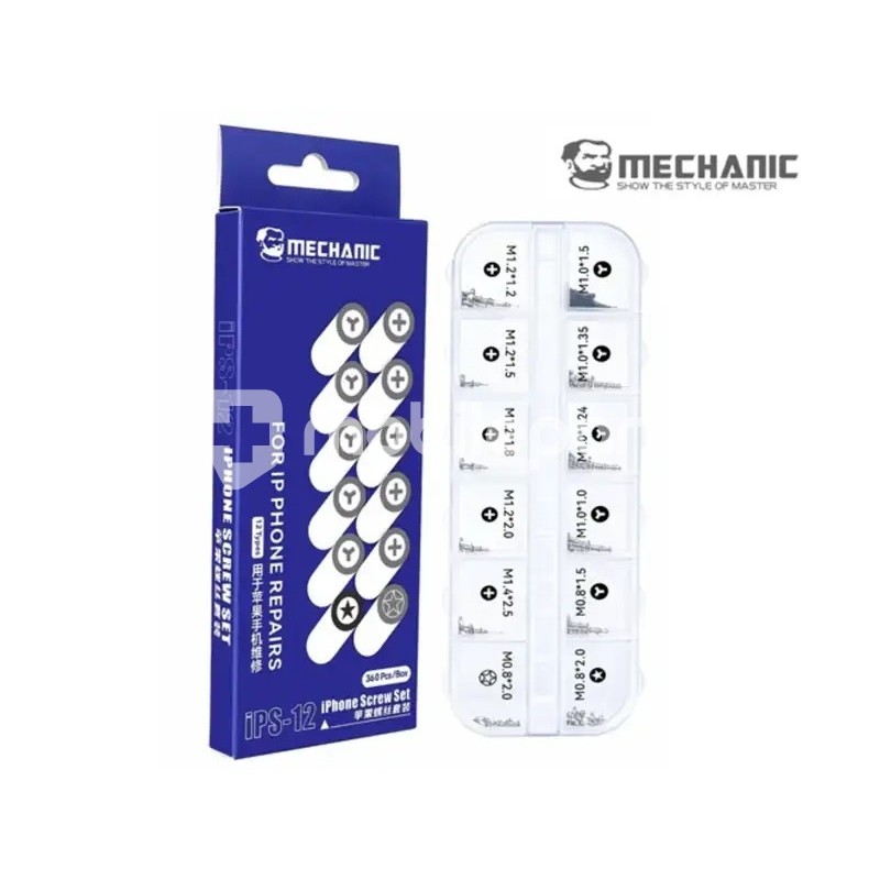 Mechanic IPS-12 Screws Kit 360Pcs - iPhone Box