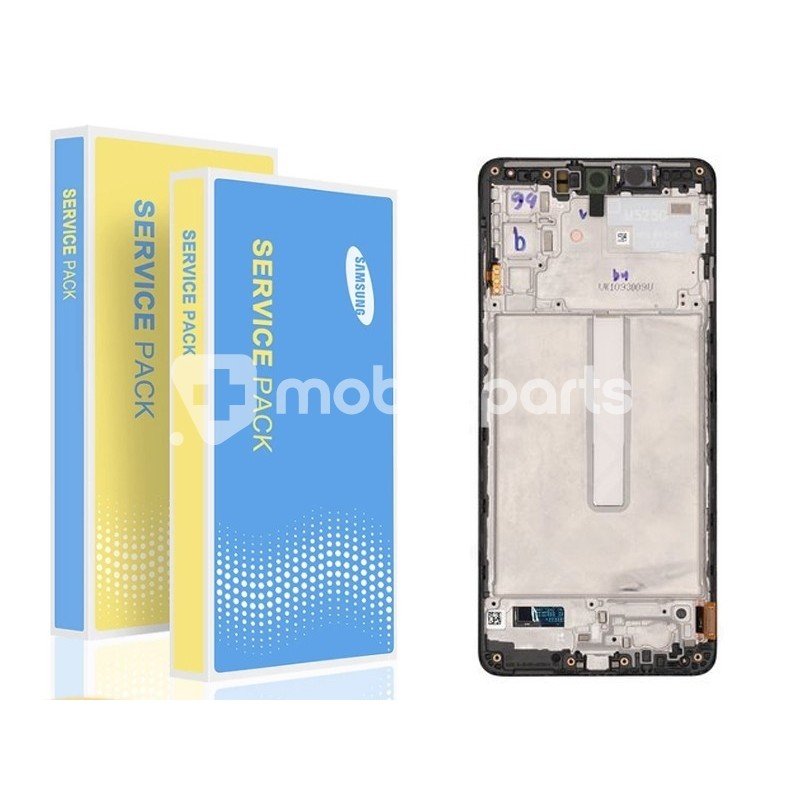 Display Touch + Frame Black Samsung SM-M526 M52s (Assembled)