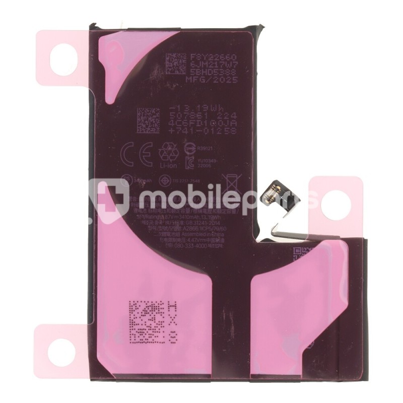 Battery iPhone 14 Pro (Diagnosable High Capacity 3480mAh) No Logo