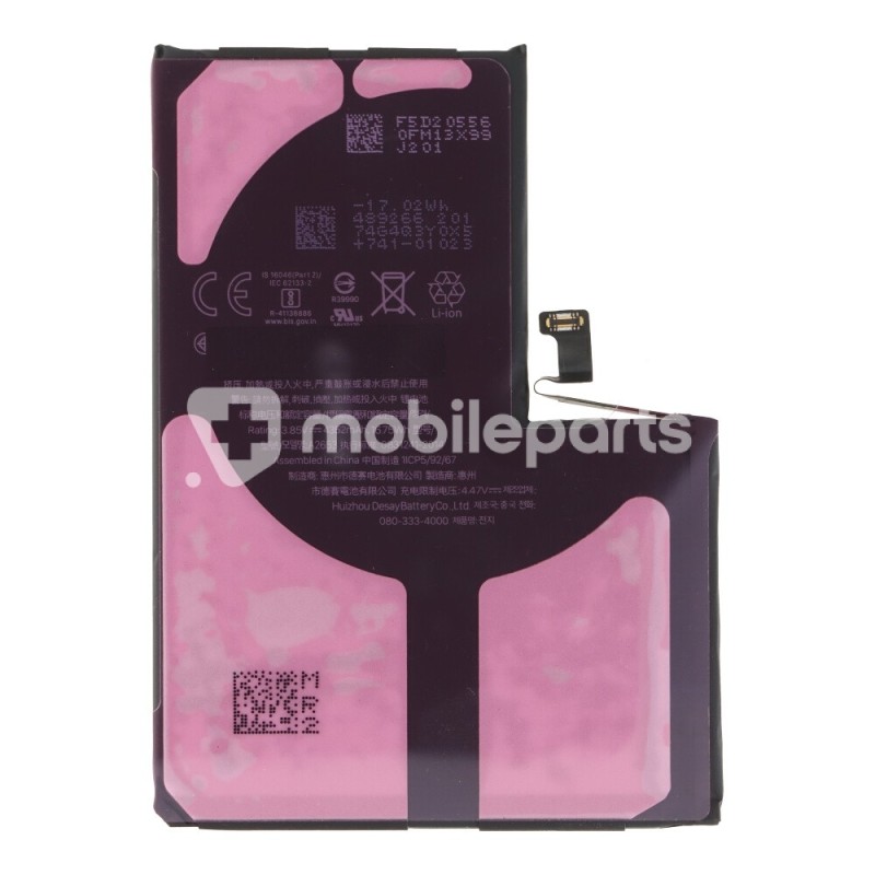 Battery iPhone 13 Pro Max (Diagnosable High Capacity 3300mAh) No Logo