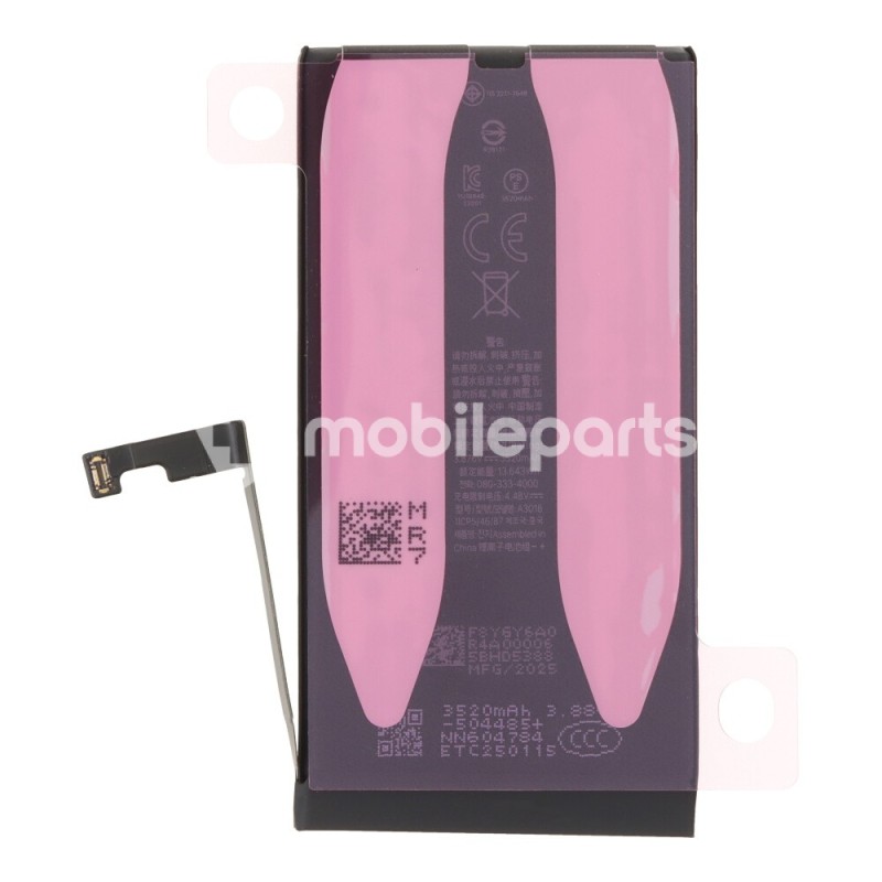 Battery iPhone 15 (Diagnosable High Capacity 3121mAh) No Logo