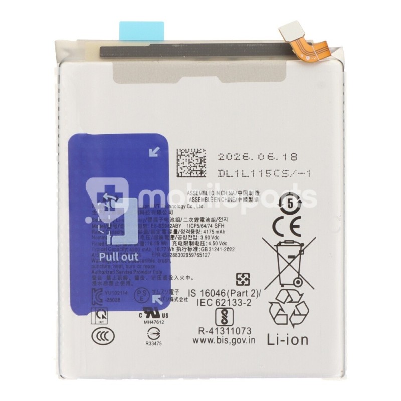 Battery EB-BS942ABE 4300 mAh Samsung SM-S942 S26 (Pulled)