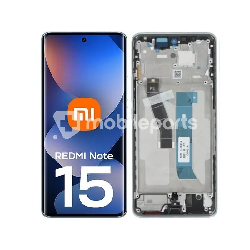 Display Touch + Frame Blue Xiaomi Redmi Note 15 4G Ori
