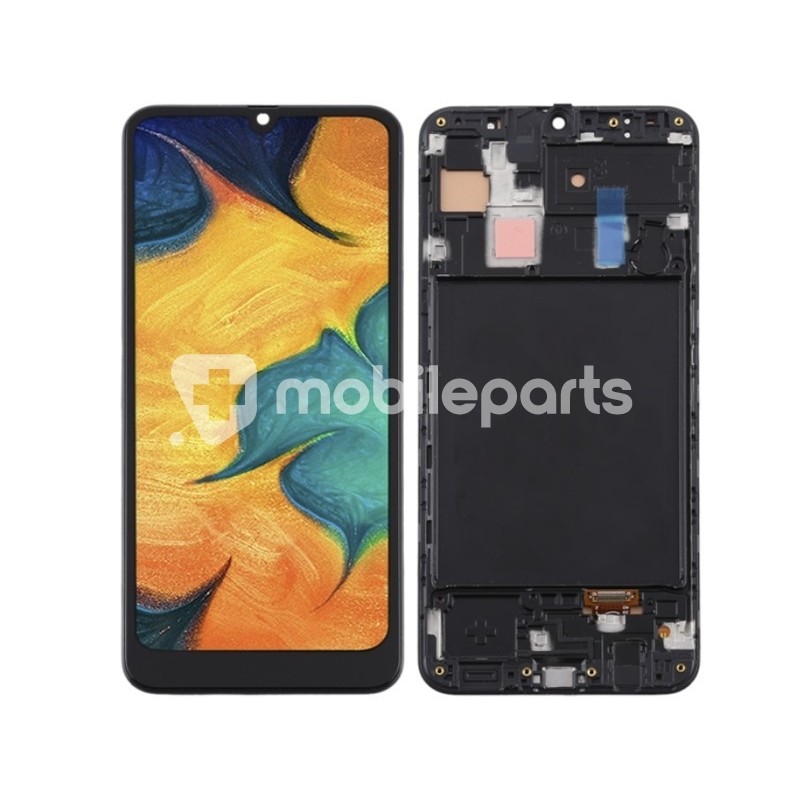 Display Touch + Frame Black Samsung SM-A305 A30 (TFT)