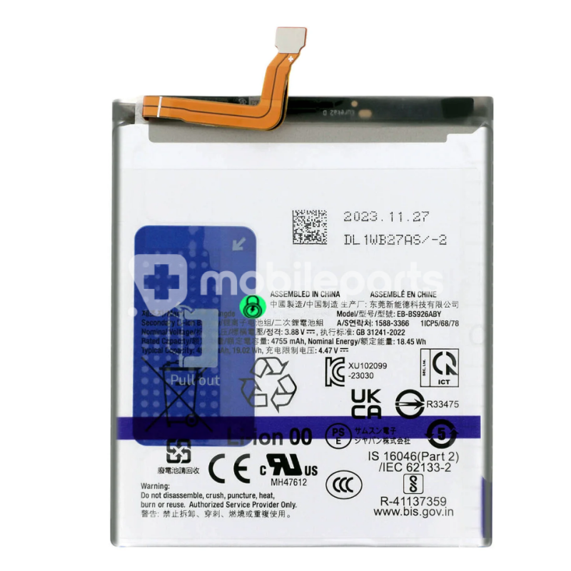 Battery EB-BS921ABE 4000mAh Samsung SM-S921 S24 5G No Logo
